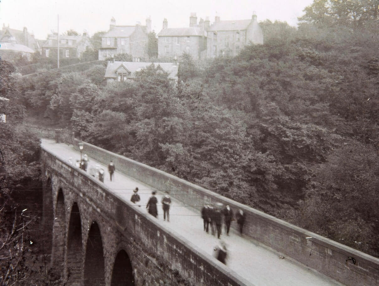 old photo of Colinton Station